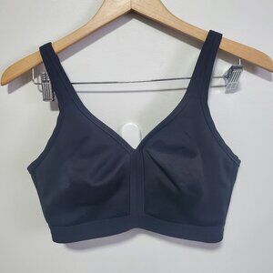 SOMA Embraceable Wireless Unlined FC Full Coverage Bra Black Women's 36DDD 36F